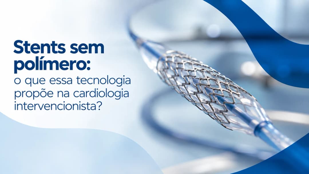 Stent sem polímero utilizado na cardiologia intervencionista